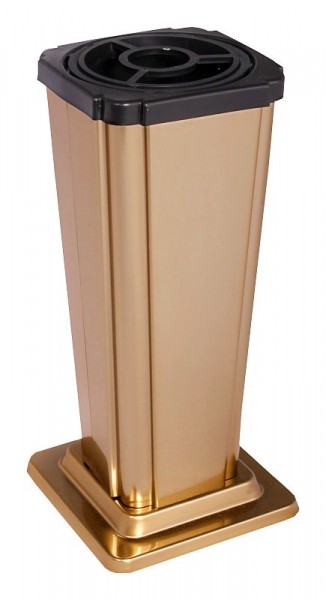 Váza štvorhranná rovná (bronz)