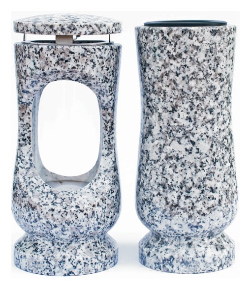 Žulová váza SVETLÁ PINK g623