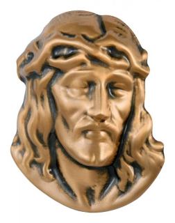 Plastika- Hlava Ježiša (bronz)