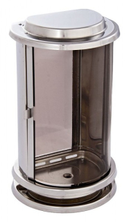 Lampáš kruhový zrezaný zozadu (Leštený nerez)