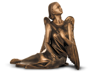 ANJEL sediaci luxusný Bronzový
