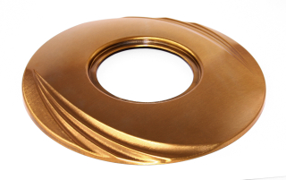 Váza zapustená SERENA bronz