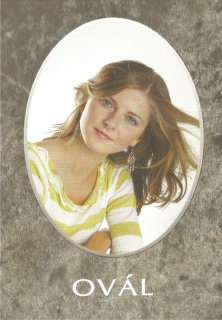 FOTOPORTRÉT ovál ČB 9x12