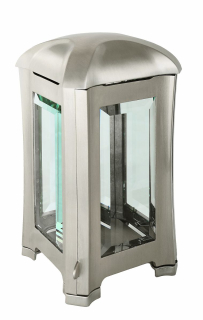 Lampáš ELEGANT odlievaný matt silver