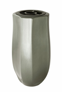 Váza ELEGANT odlievaná matt-silver