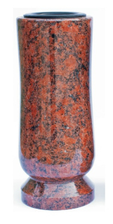 Žulová váza MEAPLE RED, JHANSI RED, WANGA