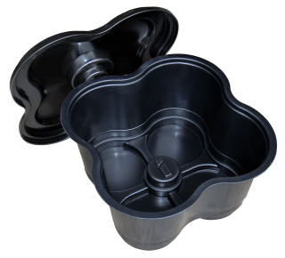 Plastová schránka na 4 urny